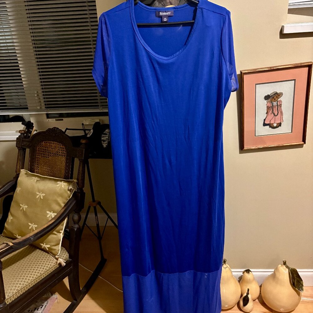 Beautiful Ultra Marine Plus-size Dress